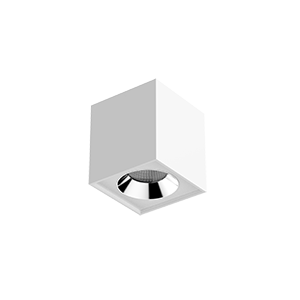 Светодиодный светильник VARTON DL-02 Cube накладной 100х110 мм 12 Вт 3000 K 35° RAL9010 белый матовый